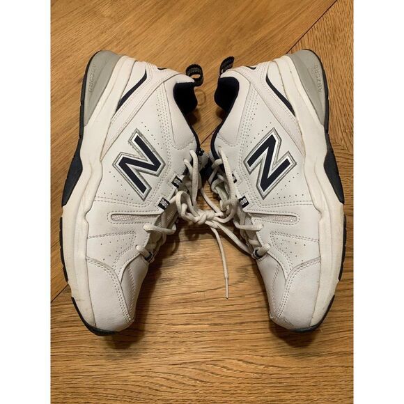 New Balance 608v5 Running Sneakers Men's 9.5D Navy White MX608WN5 EUC - Picture 9 of 11